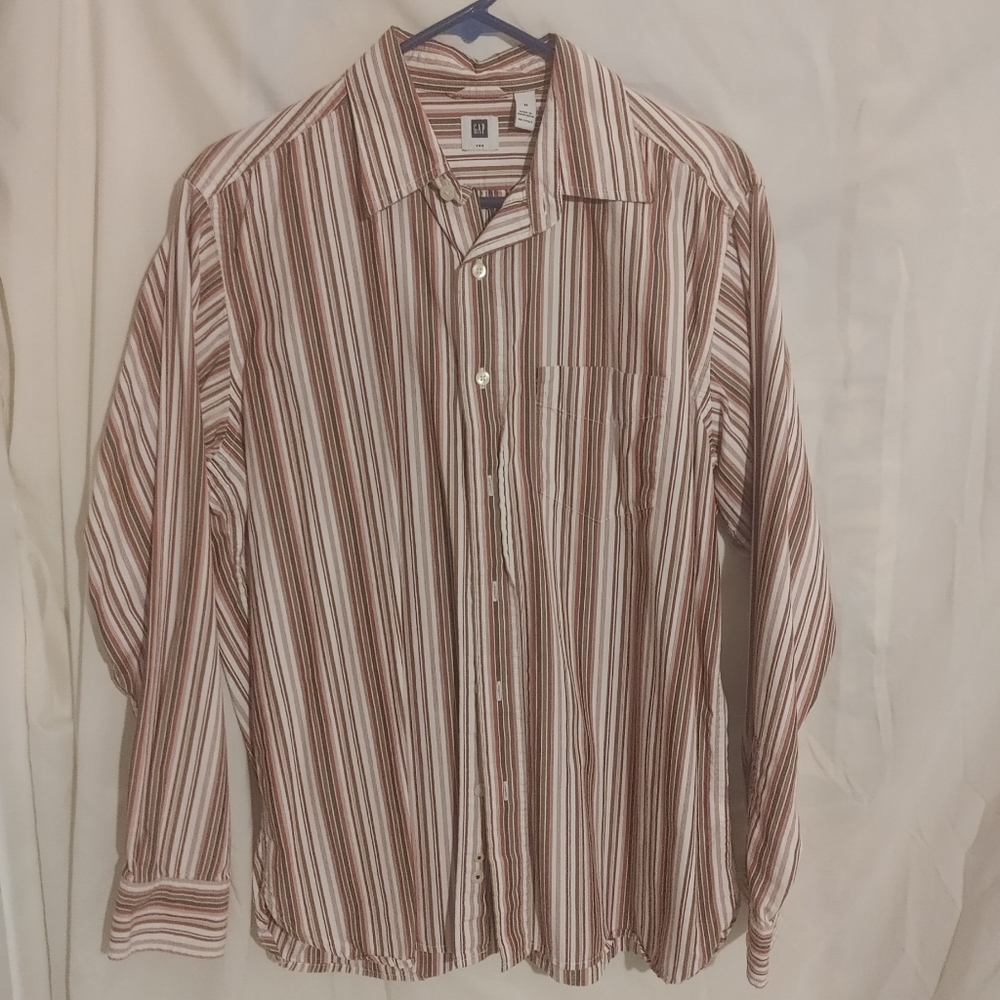 Gap Button Down Long-Sleeve Dress Shirt Men's Medium